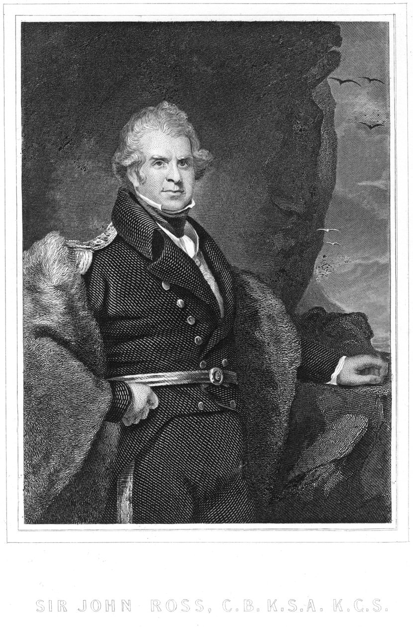 John Ross, britischer Polarforscher und Marineoffizier, 19. Jahrhundert von Unbekannt