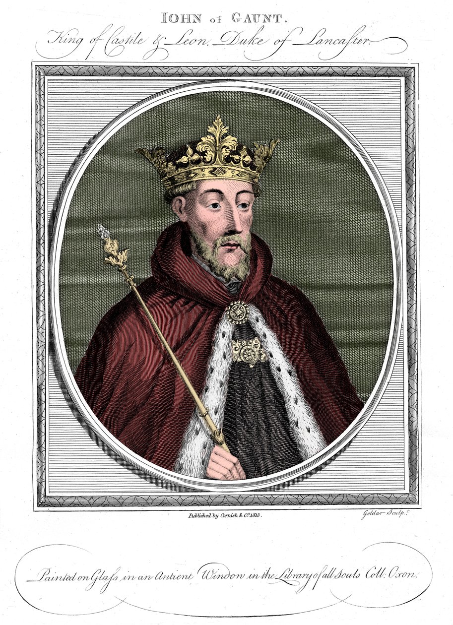 Johann von Gent, Herzog von Lancaster 1340-1399 von Unbekannt