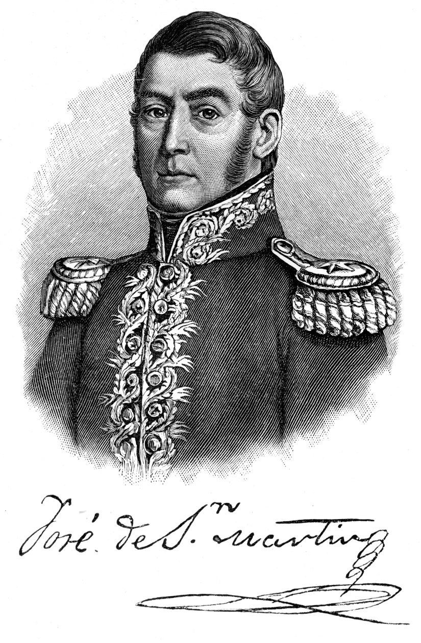Jose de San Martin, argentinischer General und Unabhängigkeitsführer, 1901 von Unbekannt