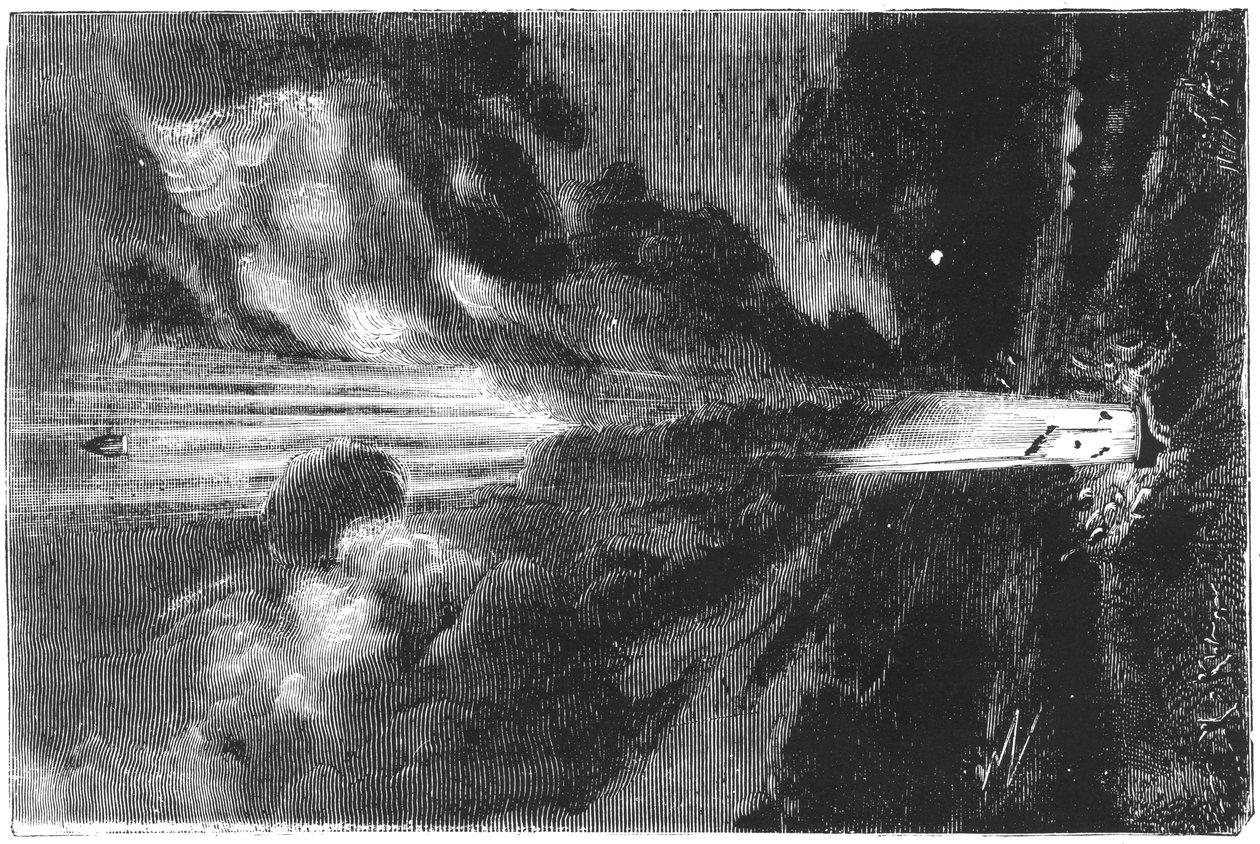 Jules Verne 1828-1905, Von der Erde zum Mond, 1865 von Unbekannt