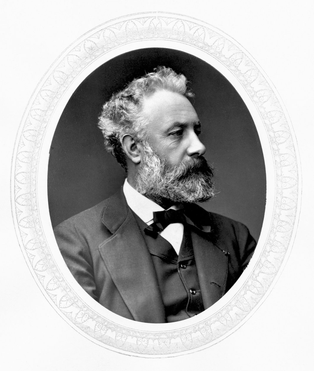 Jules Verne, französischer Abenteuer- und Science-Fiction-Autor, ca. 1880 von Unbekannt
