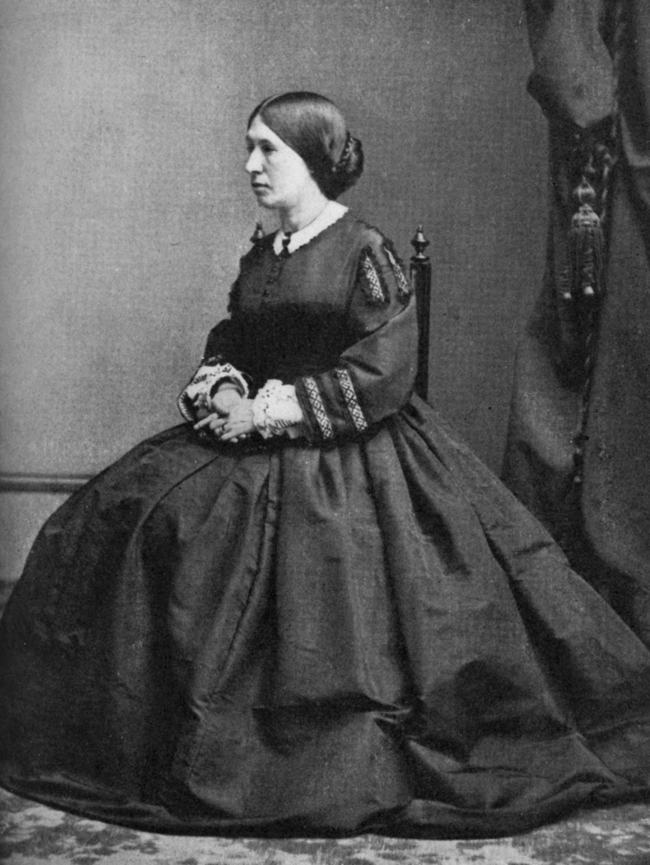 Julia Grant, Ehefrau des amerikanischen Präsidenten Ulysses S. Grant, späte 19. Jahrhundert, 1908 von Unbekannt
