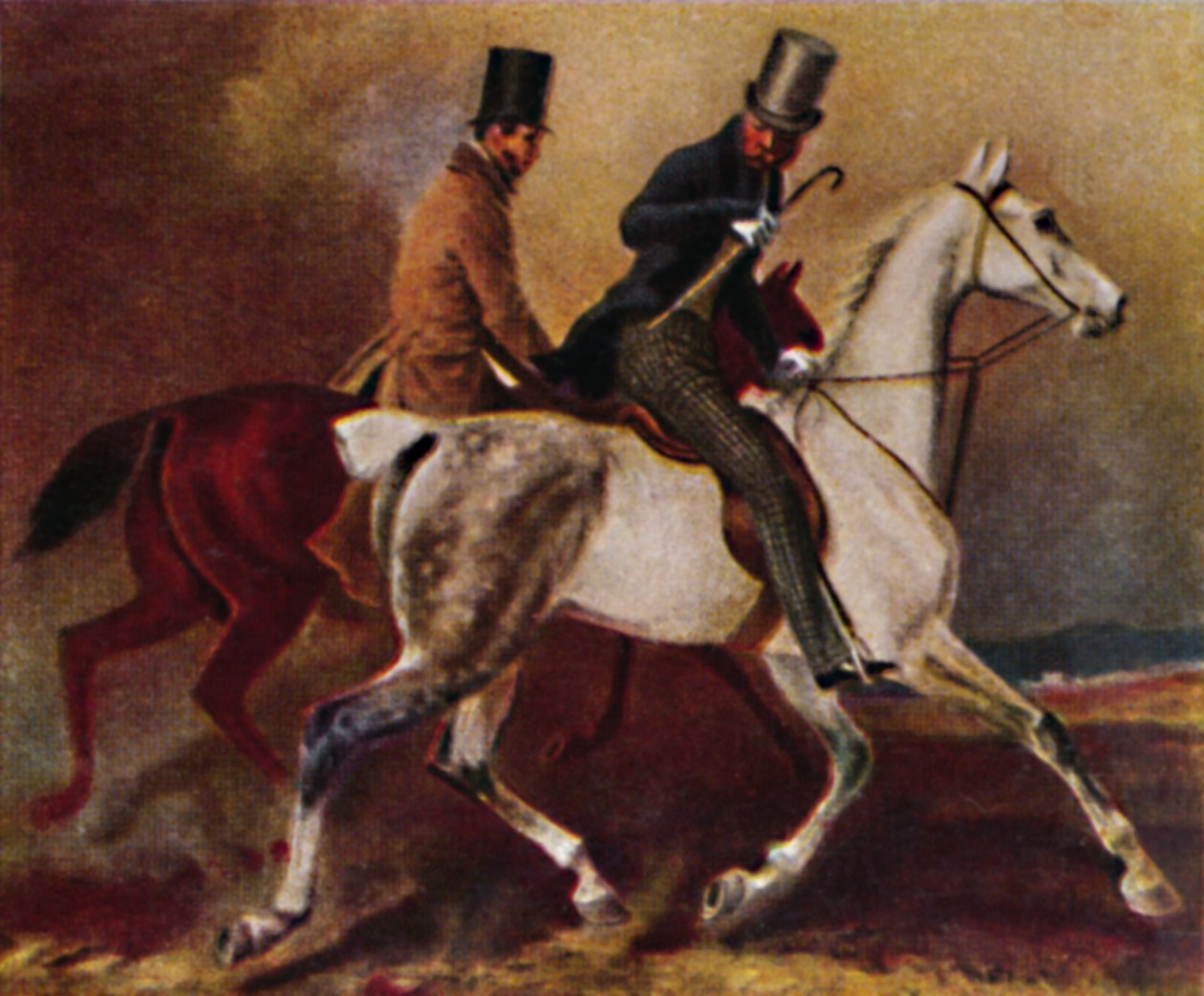 Kaiser Wilhelm I. 1797-1888 als Prinz von Preußen. - Gemälde von Krüger, 1934 von Unbekannt