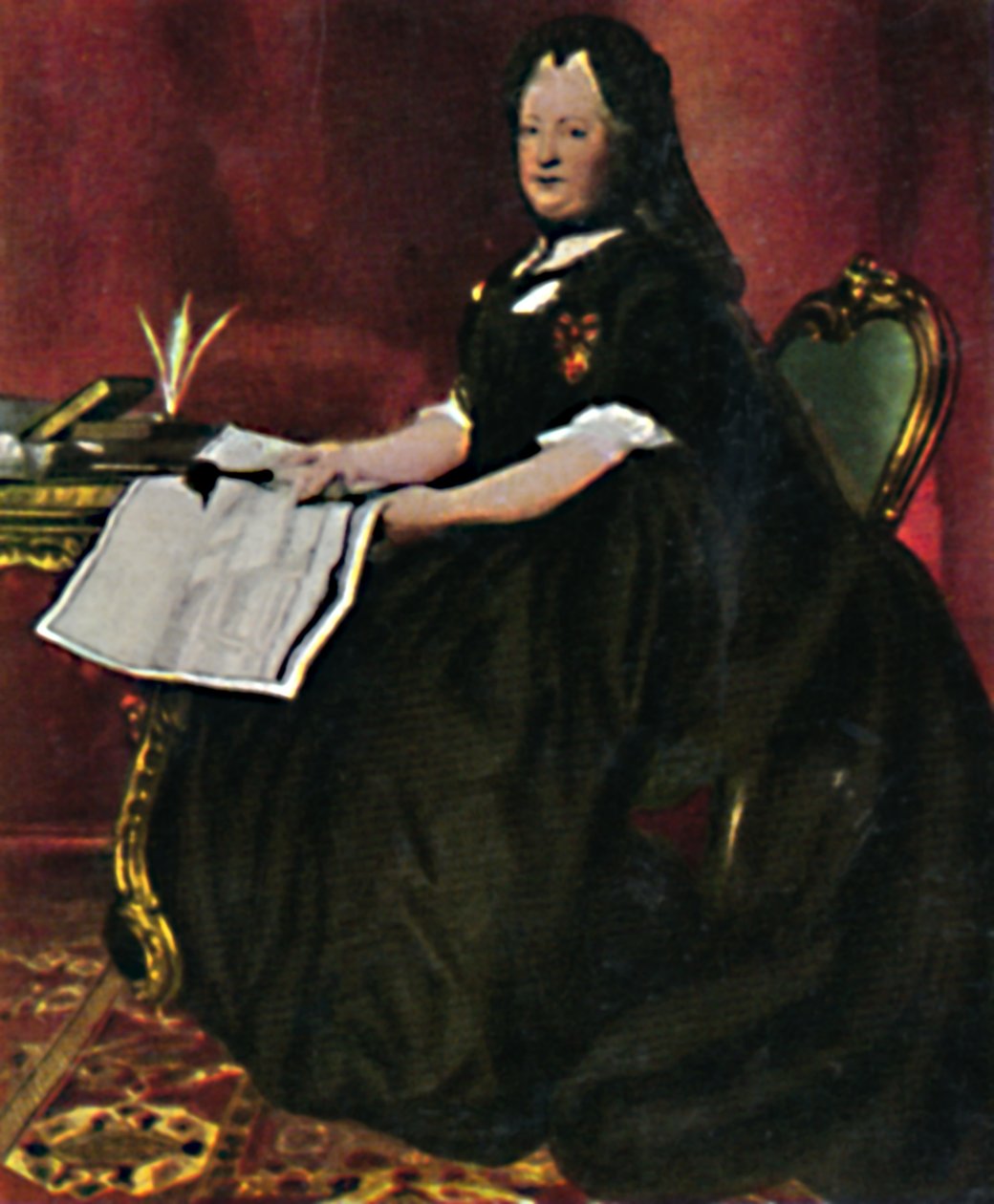 Kaiserin Maria Theresia 1717-1780 - Gemälde von Maron, 1934 von Unbekannt