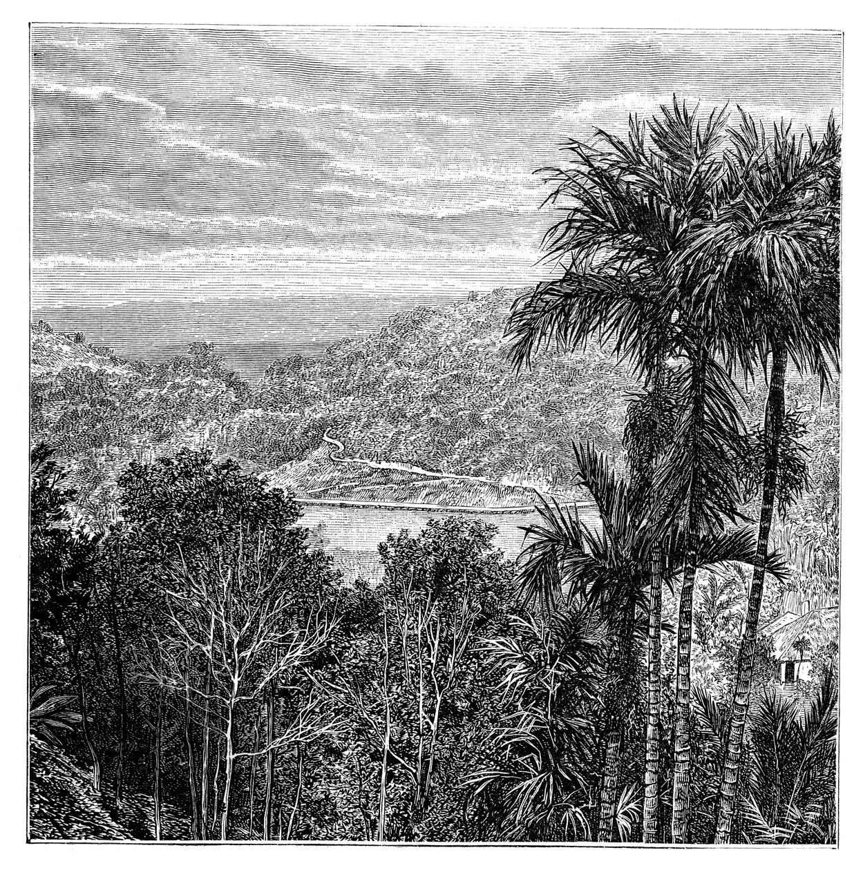 Kandy Maha Nuvara, Sri Lanka, 1895 von Unbekannt