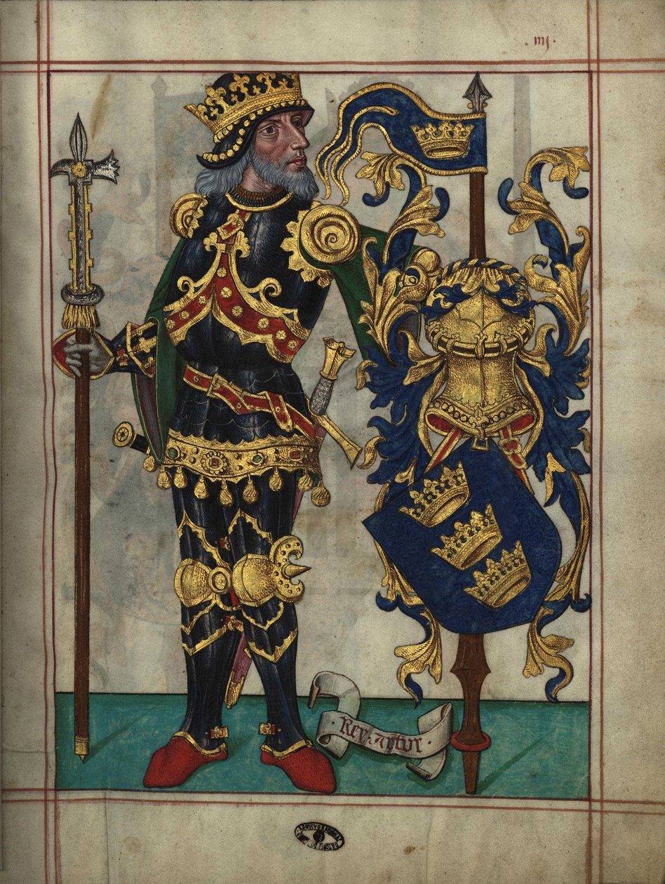 König Arthur aus Livro do Ameiro-Mor, 1509 von Unbekannt