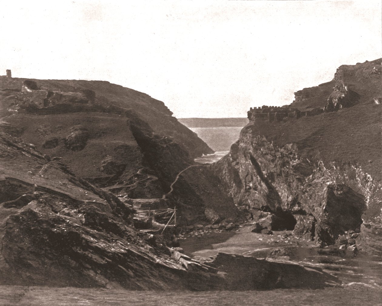 König Arthurs Burg, Tintagel, Cornwall, 1894 von Unbekannt