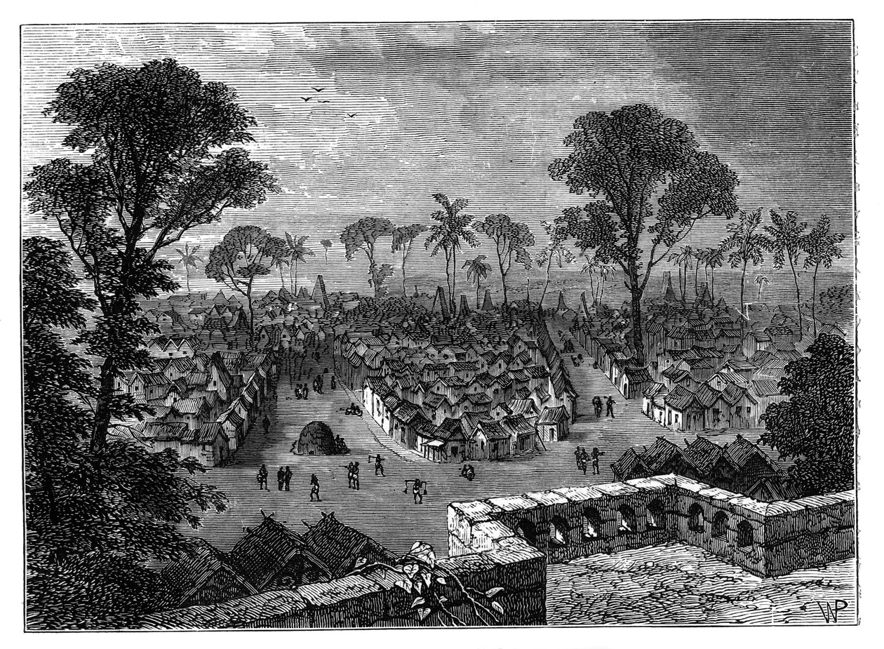 Kumasi, Ashanti, Goldküste, Westafrika, um 1890 von Unbekannt