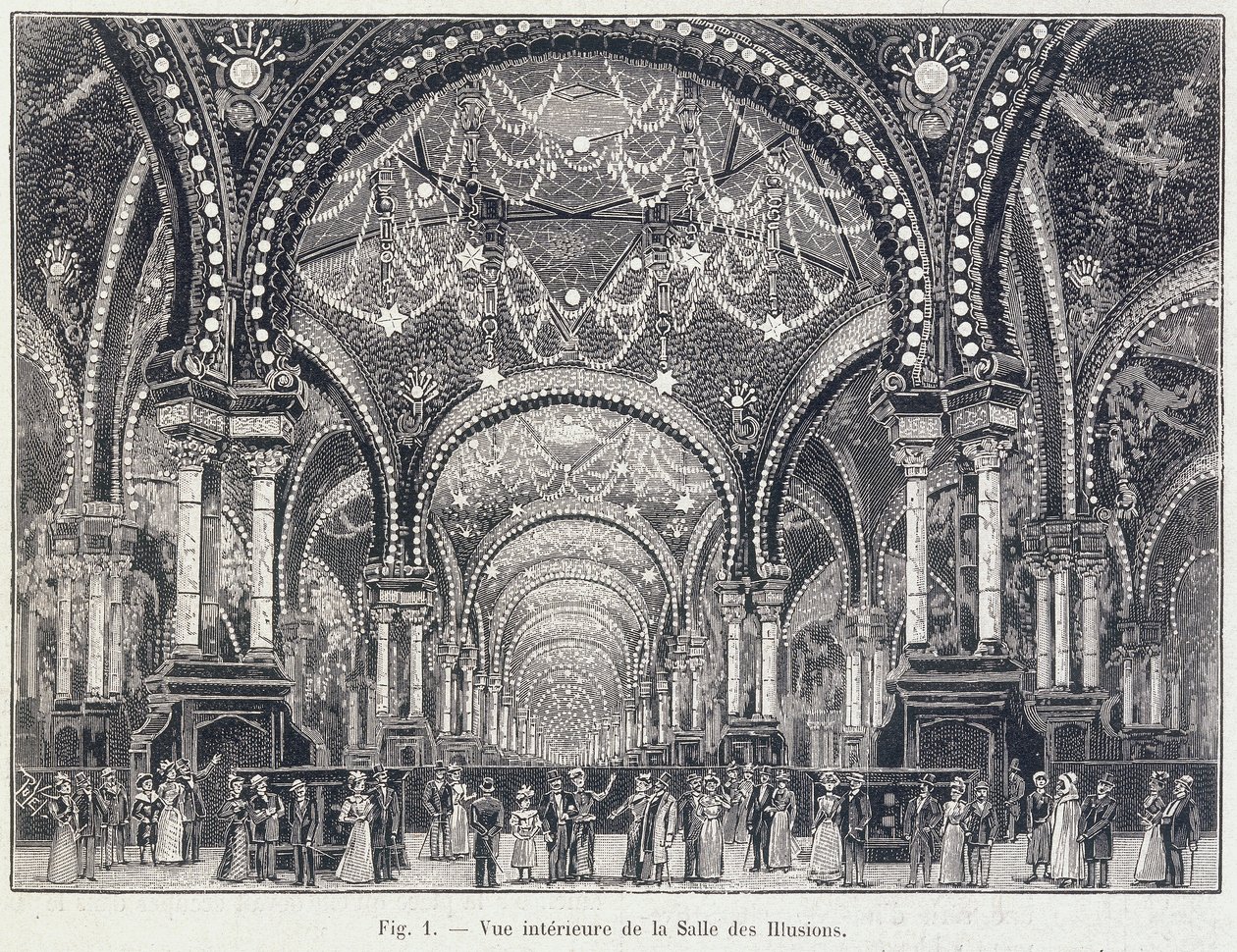 La Salle des Illusions, Paris, September 1900 von Unbekannt