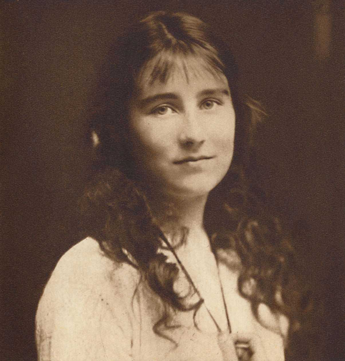 Lady Elizabeth Bowes-Lyon als junges Mädchen, ca. 1917, 1937 von Unbekannt