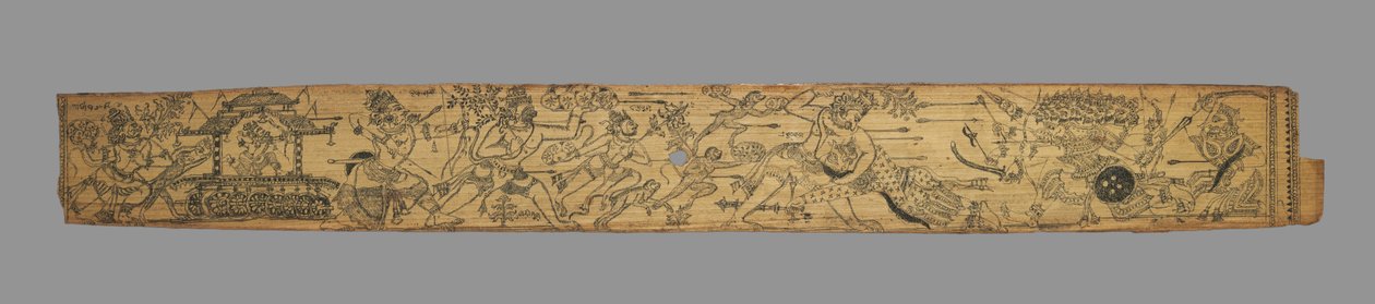 Blatt aus einer Romanze von Chandrabhanu und Lavanyavati von Upendra Bhanja..., späte 1700er Jahre von Unbekannt