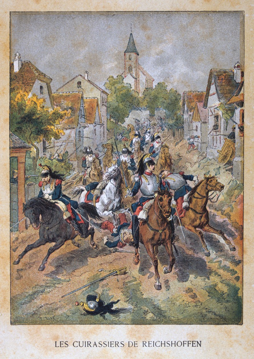 Die Kürassiere von Reichshoffen, 6. August 1870, Deutsch-Französischer Krieg, 1870-1871 von Unbekannt