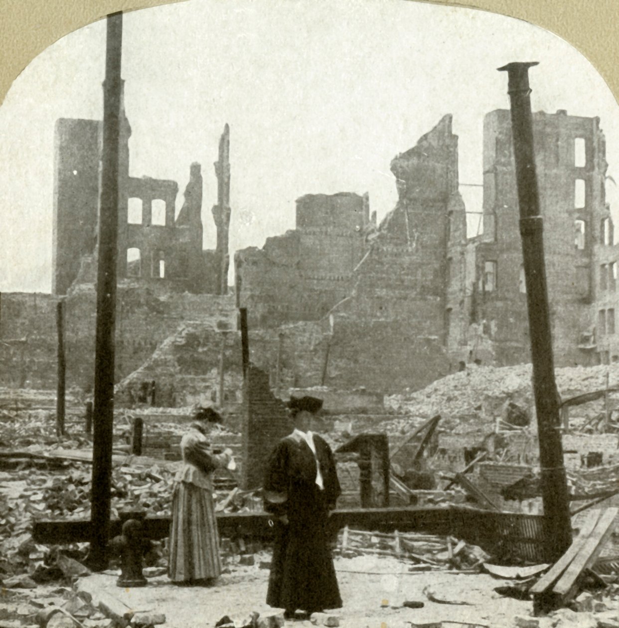 Blick nach Nordosten von der Ecke Ellis und Powell Sts, 1906 von Unbekannt
