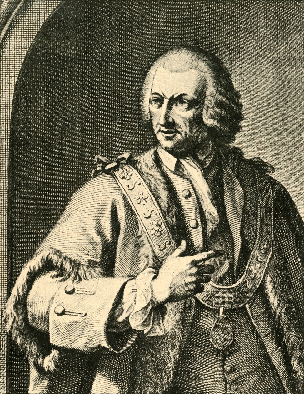 Lord Mayor Beckford, 1709-1770, um 1771, 1925 von Unbekannt