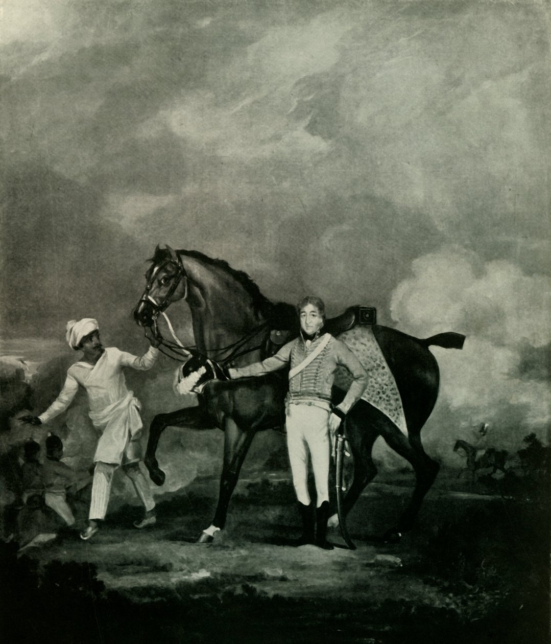 Oberstleutnant F. A. Daniell in der Uniform der Leibgarde, 1802-1806, 1925 von Unbekannt