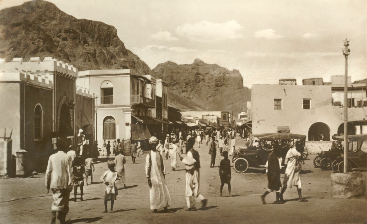 Hauptstraße, Krater, Aden, ca. 1918-1939 von Unbekannt