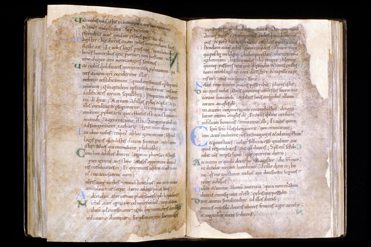 Manche Nr. 066, Stadt Mortain, Schatz der Kollegiatkirche Saint Evroult, Evangelium des 10. Jahrhunderts von Unbekannt