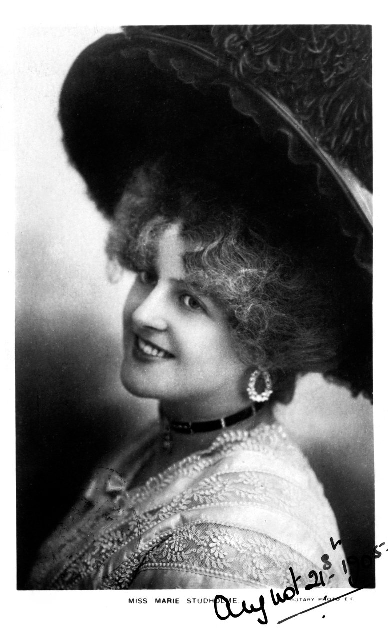 Marie Studholme 1875-1930, englische Schauspielerin, 1905 von Unbekannt