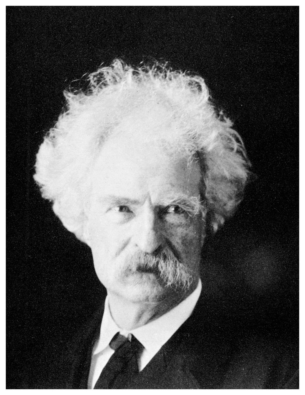 Mark Twain, amerikanischer Schriftsteller, in seinen späteren Jahren, um 1890er Jahre, 1955 von Unbekannt