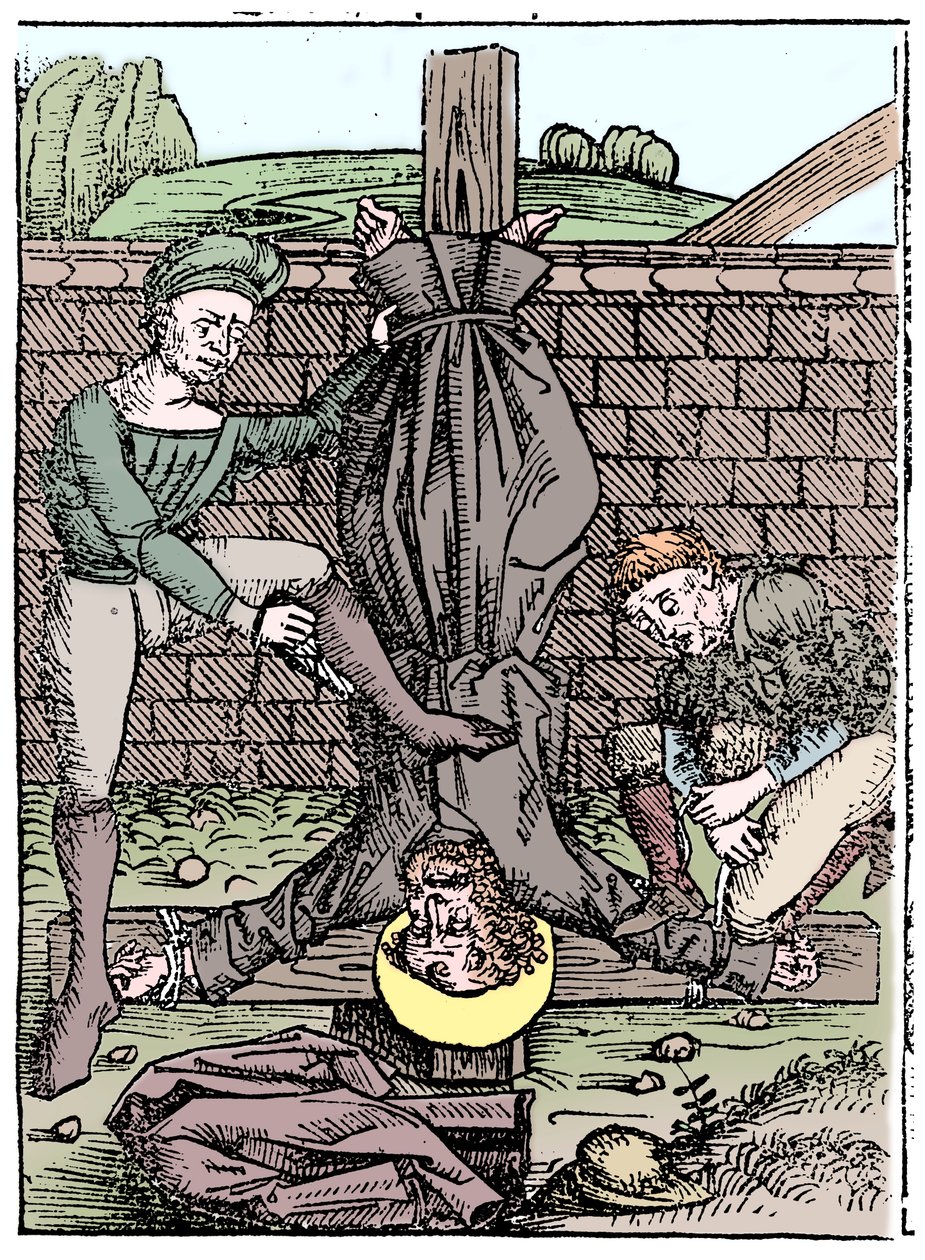 Martyrium des heiligen Petrus, Rom, ca. 64 von Unbekannt