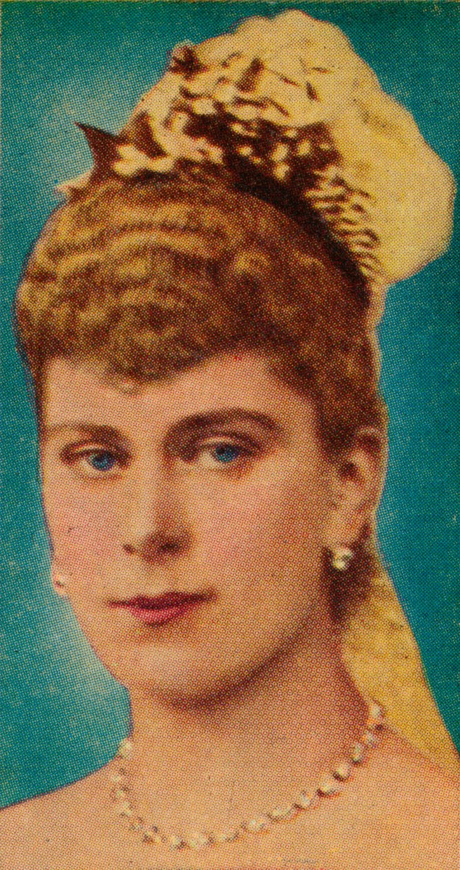 Mary von Teck bei ihrer Hochzeit mit dem Herzog von York, 1893 1935 von Unbekannt