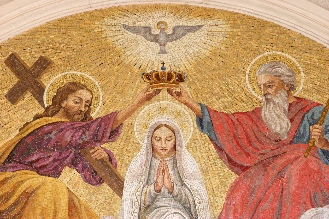 Mariä Krönung. Basilika von Fatima, Fatima, Portugal von Unbekannt