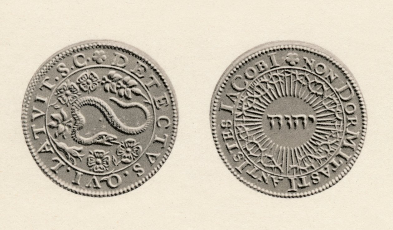 Medaille zur Erinnerung an die Entdeckung des Schießpulverkomplotts, 1605, 1904 von Unbekannt
