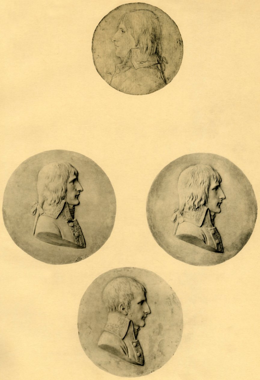 Medallionporträts von Napoleon, 1797-1799, 1921 von Unbekannt
