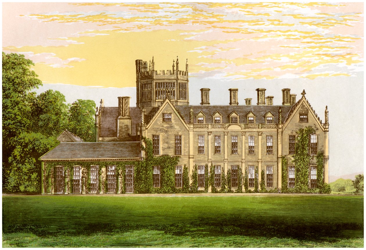 Melbury House, Dorset, Heim des Earl of Ilchester, um 1880 von Unbekannt