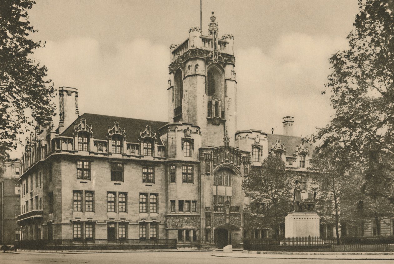 Middlesex Guildhall auf dem Gelände des alten Heiligtums von Westminster, um 1935 von Unbekannt