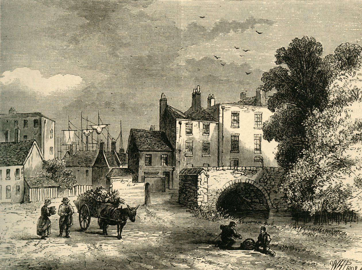 Mühlenteichbrücke, 1826, ca. 1878 von Unbekannt