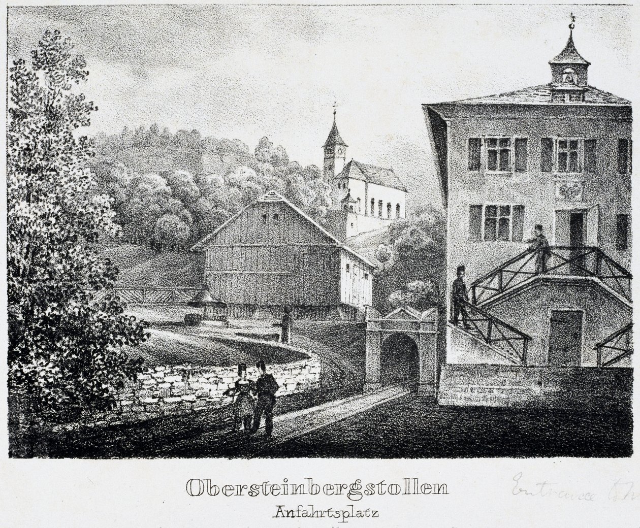 Salzmine: Der Eingangstunnel der Mine in Durnberg, Österreich von Unbekannt