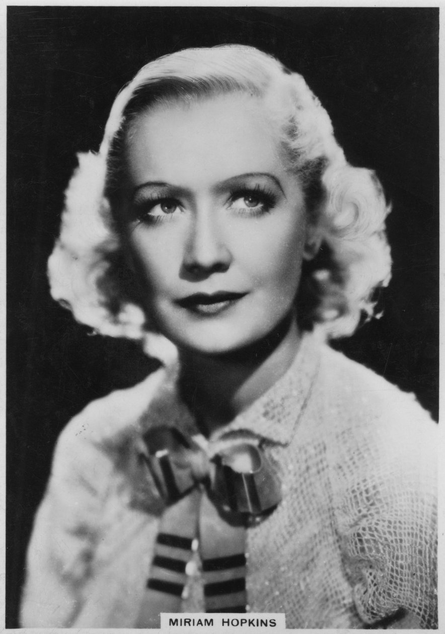 Miriam Hopkins, amerikanische Schauspielerin, 1938 von Unbekannt