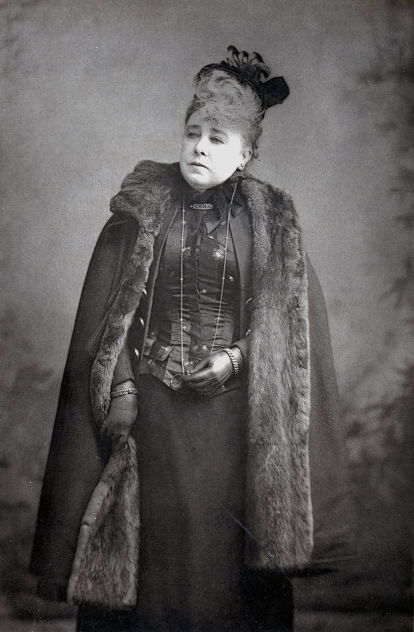 Mrs. Bancroft geb. Marie Wilton 1840-1921, englische Schauspielerin, ca. 1890 von Unbekannt