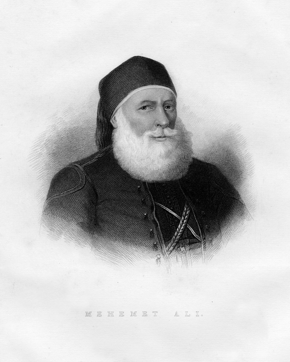 Muhammad Ali Pascha, Vizekönig von Ägypten, 19. Jahrhundert von Unbekannt