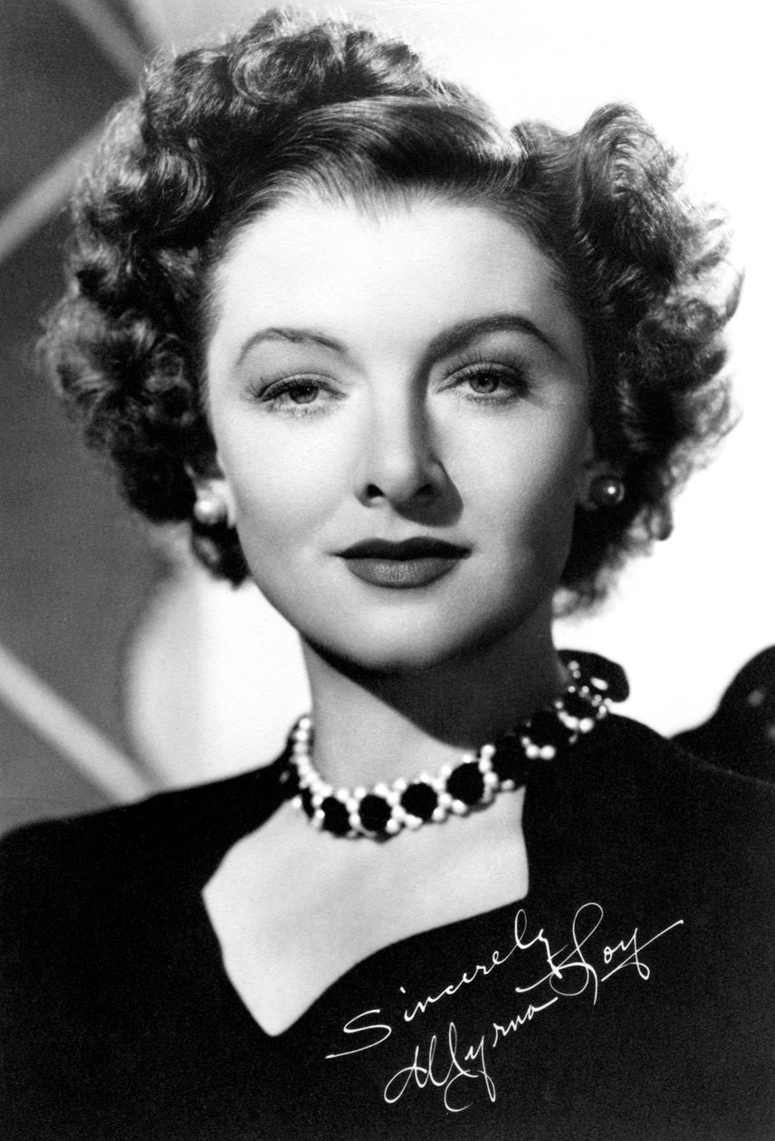 Myrna Loy, amerikanische Schauspielerin, ca. 1930er-1940er Jahre von Unbekannt