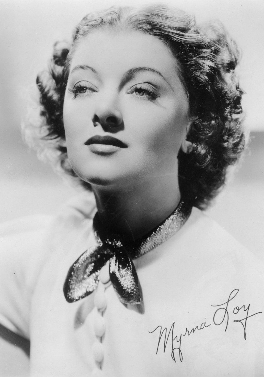 Myrna Loy 1905-1993, amerikanische Schauspielerin, um 1930er von Unbekannt