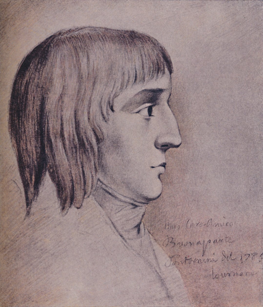 Napoleon Bonaparte im Jahr 1785, im Alter von sechzehn Jahren, 1896 von Unbekannt