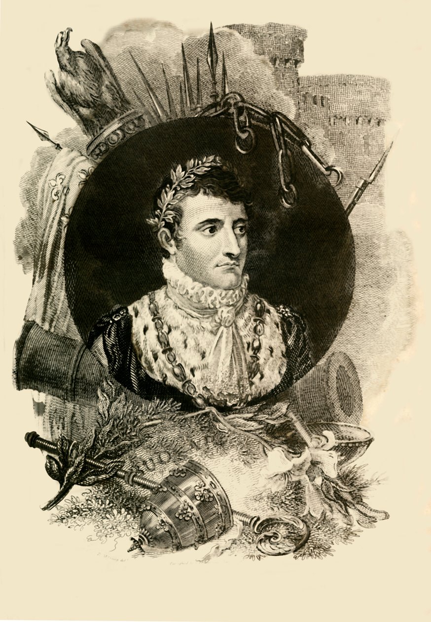 Napoleon Buonaparte, 1769-1821, 1816 von Unbekannt