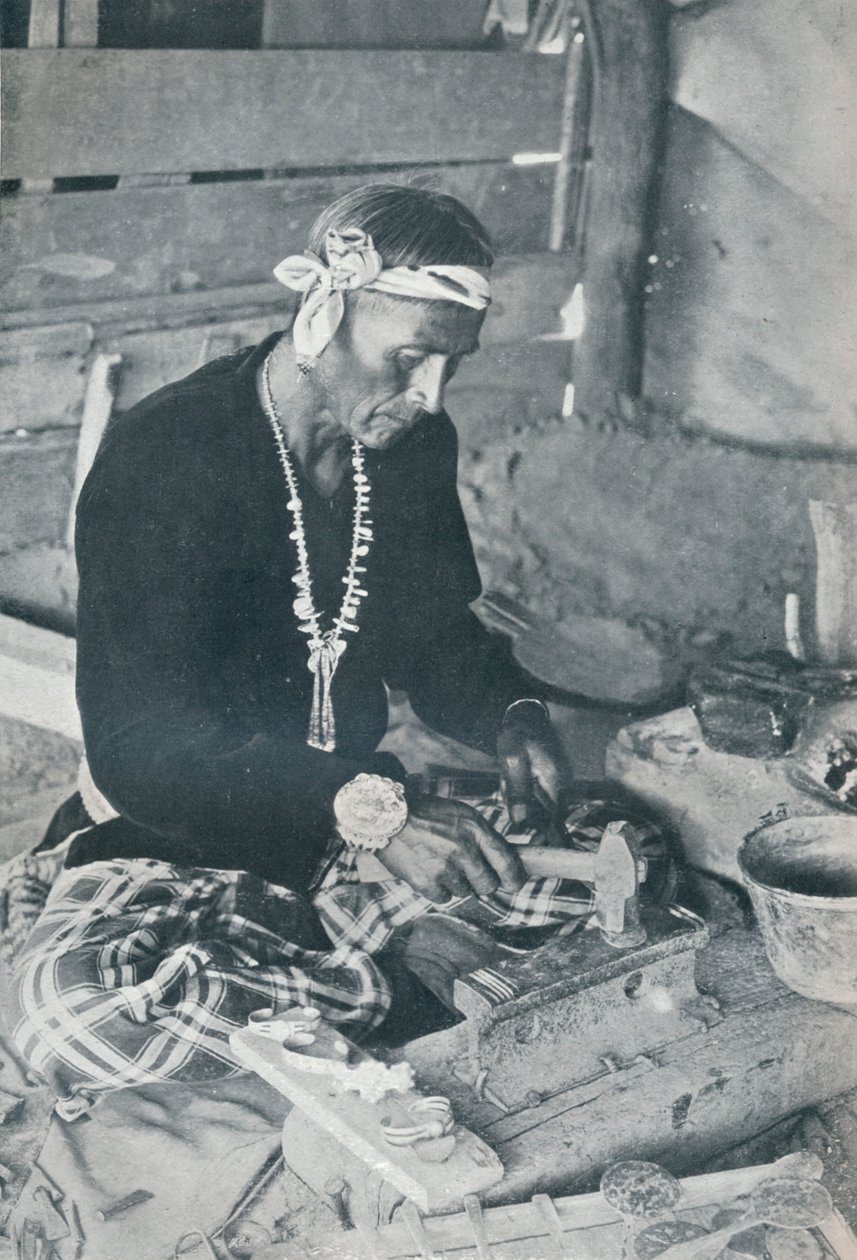 Navajo-Silber- und Türkisschmuck, 1931 von Unbekannt