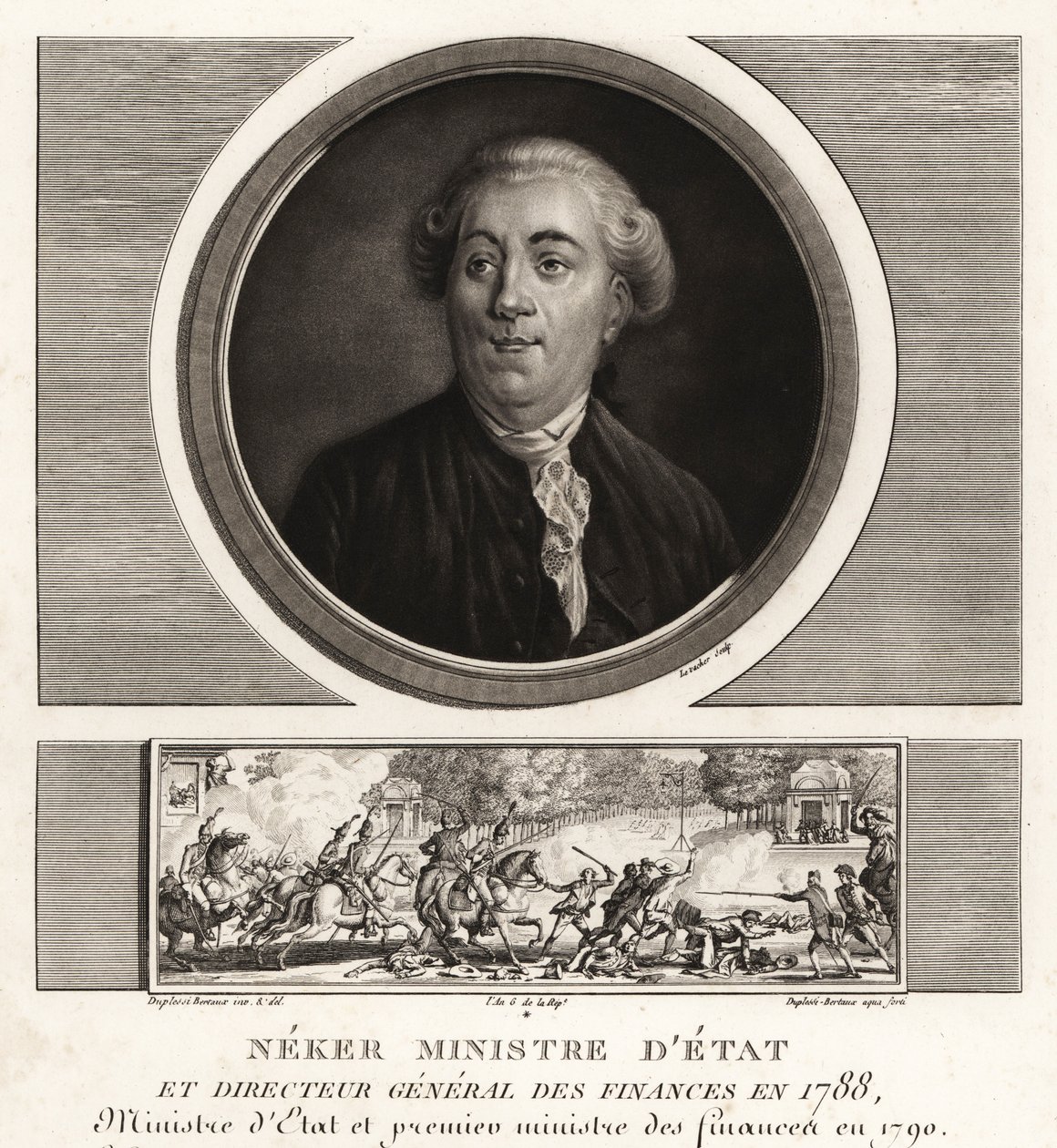 Neker oder Jacques Necker, Staatsminister und Generaldirektor der Finanzen von Unbekannt