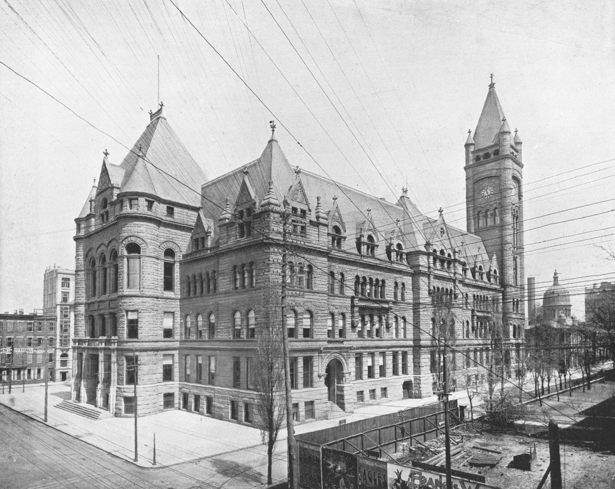 Neues Rathaus, Cincinnati, Ohio, USA, ca. 1900 von Unbekannt
