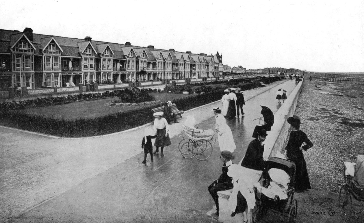 Neue Parade, East Worthing, West Sussex, frühes 20. Jahrhundert von Unbekannt
