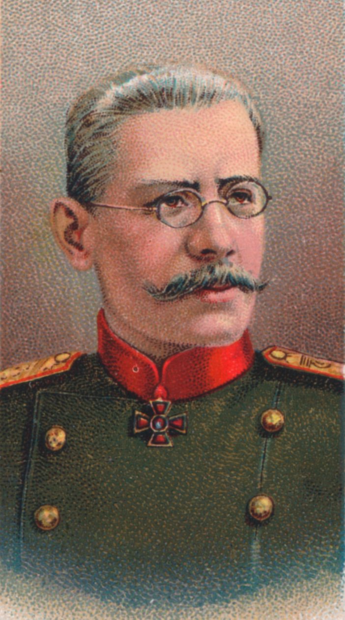 Nikolai Wladimirowitsch Ruzski 1854-1918, russischer General des Ersten Weltkriegs, 1917 von Unbekannt