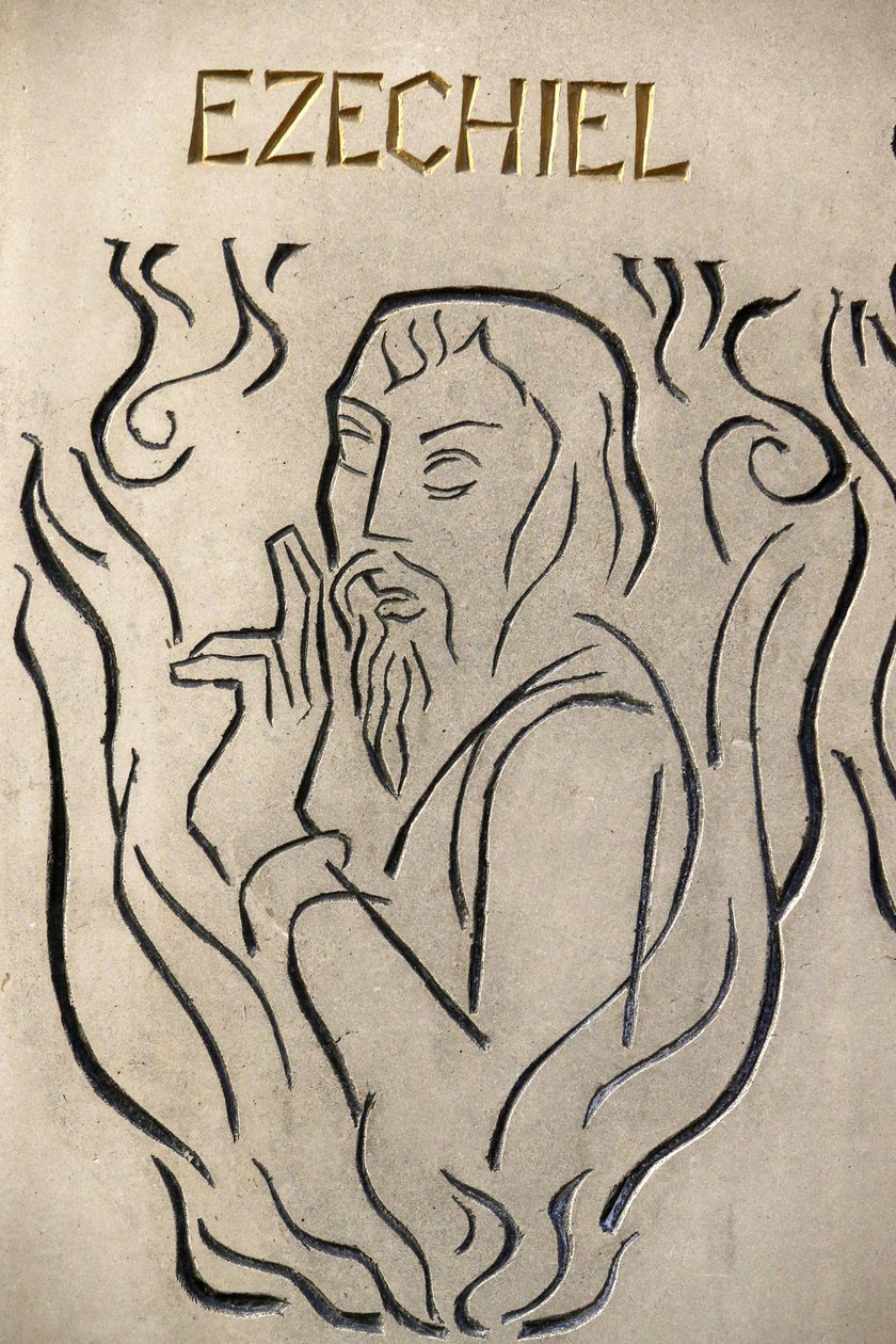 Notre Dame de France katholische Kirche, London. Prophet Ezechiel, London, Großbritannien von Unbekannt
