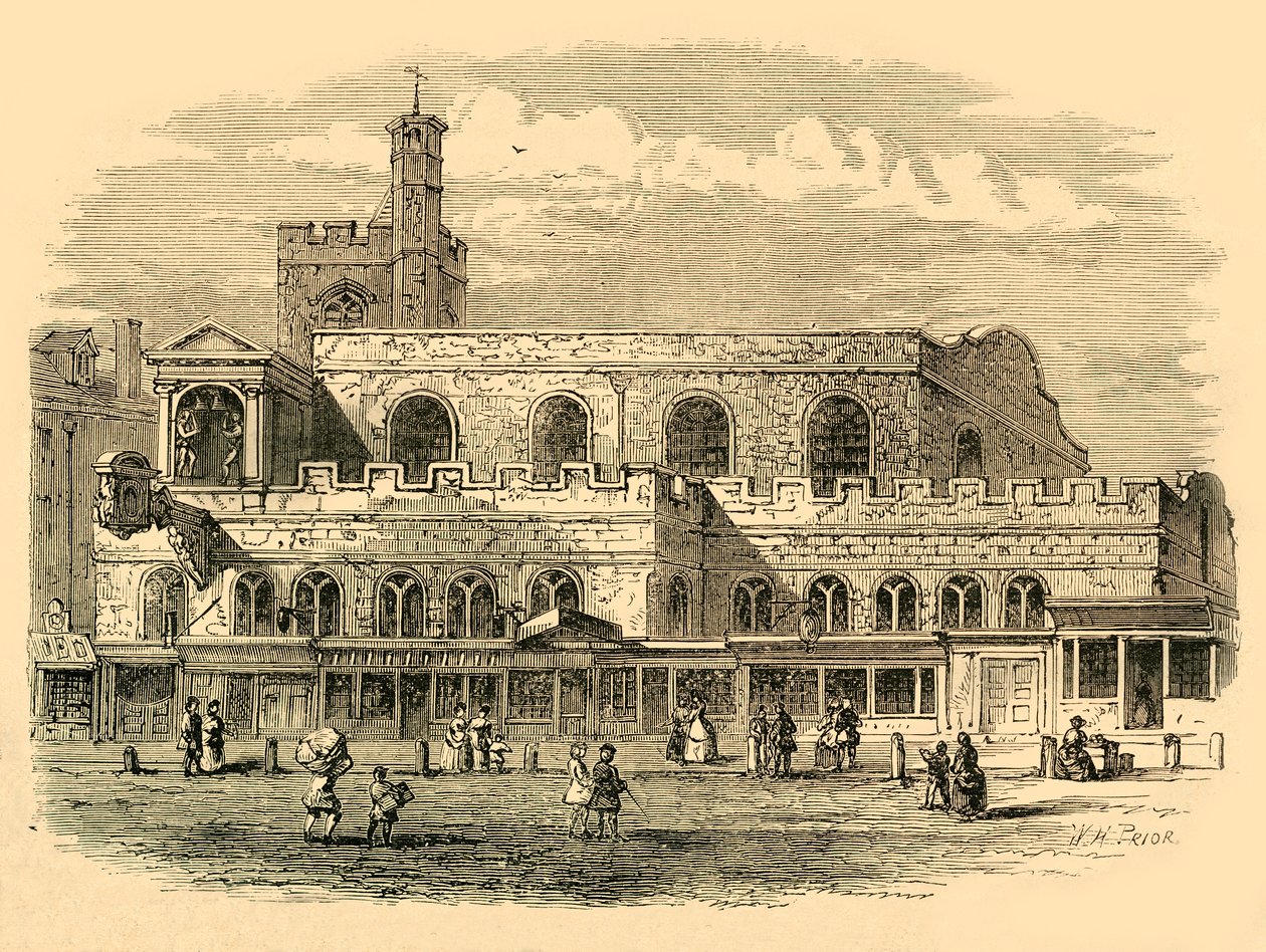 Alte St. Dunstans Kirche, 1814, 1897 von Unbekannt