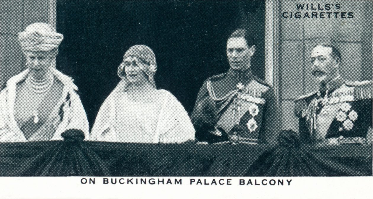 Auf dem Balkon des Buckingham Palace, 1923-1937 von Unbekannt