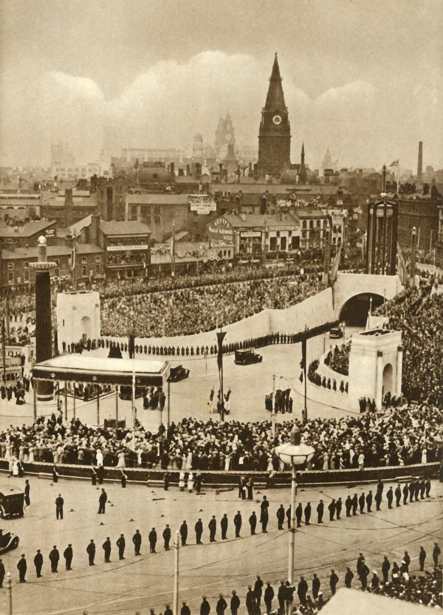 Eröffnung des Mersey-Tunnels, Liverpool, 18. Juli 1934, 1935 von Unbekannt