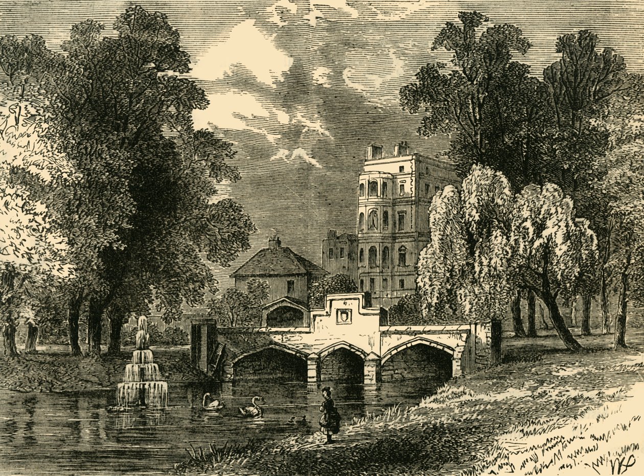 Ausfluss von Westbourne, um 1876 von Unbekannt
