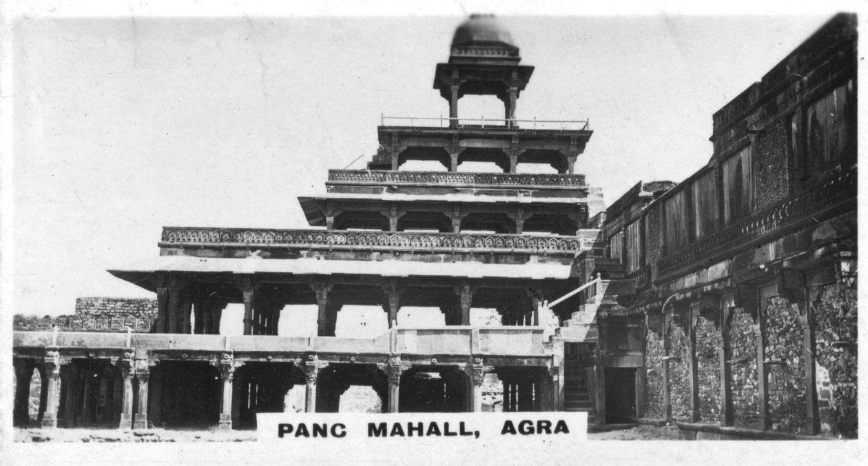 Panch Mahal, Fatehpur Sikri, Agra, Indien, ca. 1925 von Unbekannt